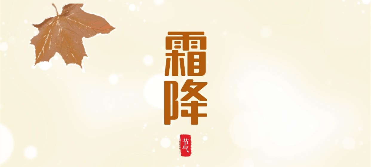 霜降 ▎秋色盡染霜華，歲月不負芳華